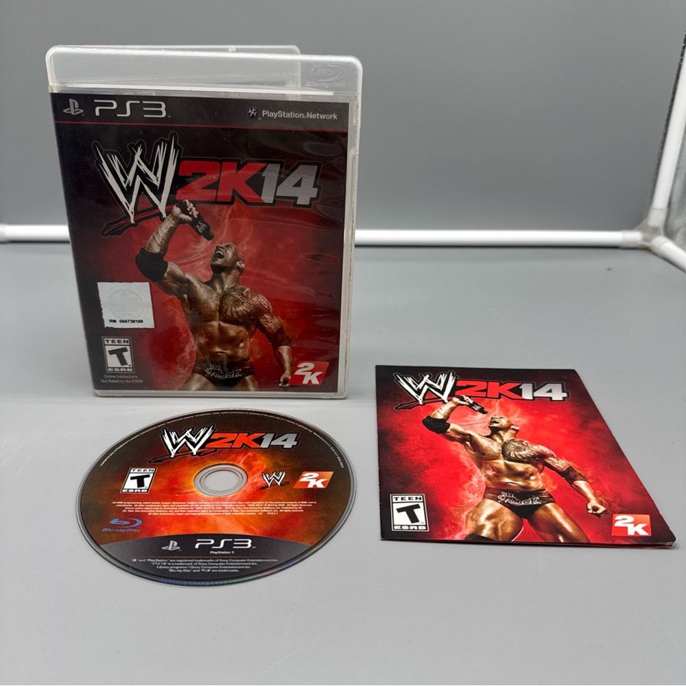 WWE 2K14 2013 Sony Playstation 3 PS3 CIB Complete Video Game